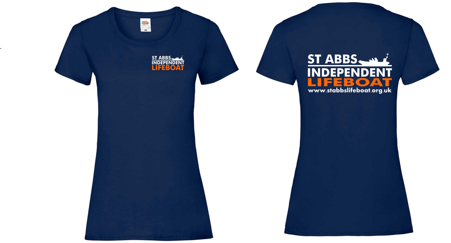 St Abbs Lifeboat 2026 t-shirt - Ladyfit