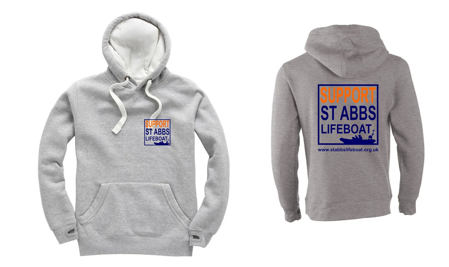 SALE - St Abbs Lifeboat Hoodie Grey