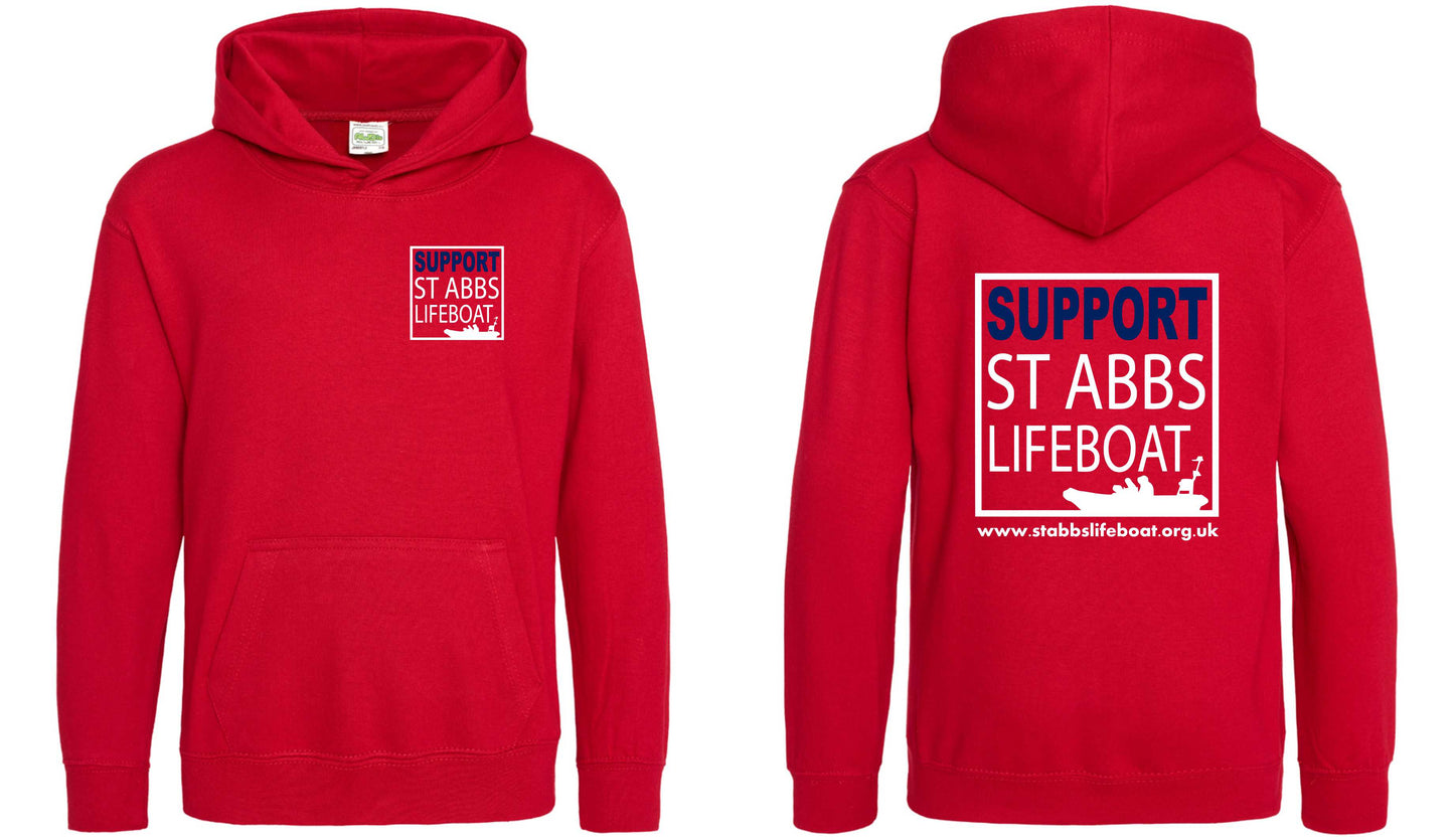 St Abbs Lifeboat Kids Hoodie
