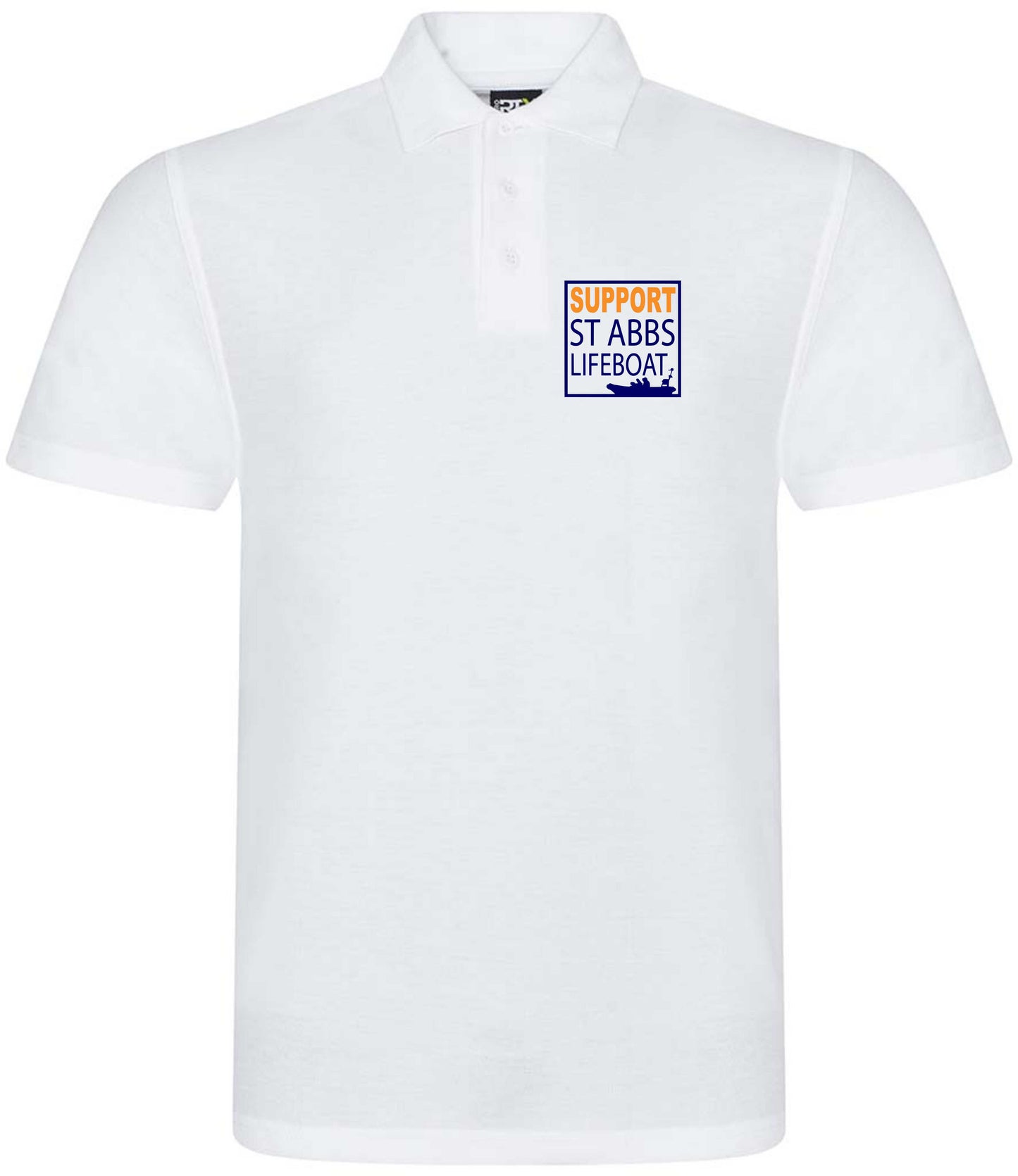SALE - St Abbs Lifeboat Polo White