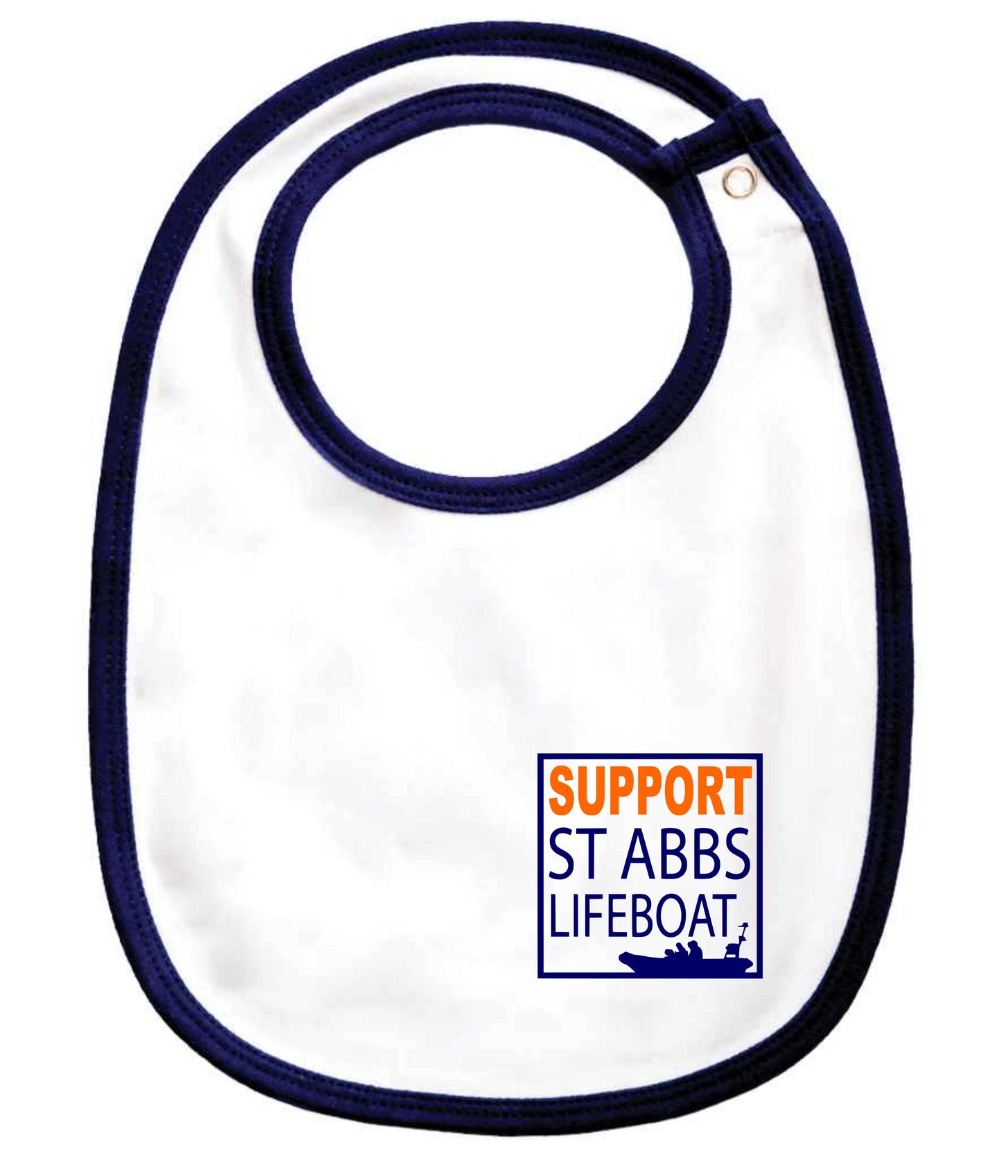 St Abbs Lifeboat Baby Bib
