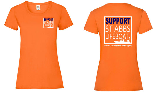 St Abbs Lifeboat T-Shirt - Ladyfit