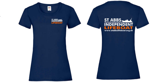 St Abbs Lifeboat 2026 t-shirt - Ladyfit